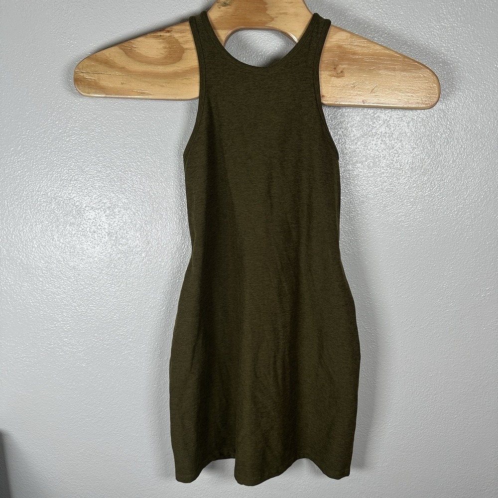 Beyond Yoga Spacedye Under Lock And Key Dress Size Medium Olive Green Athleisure